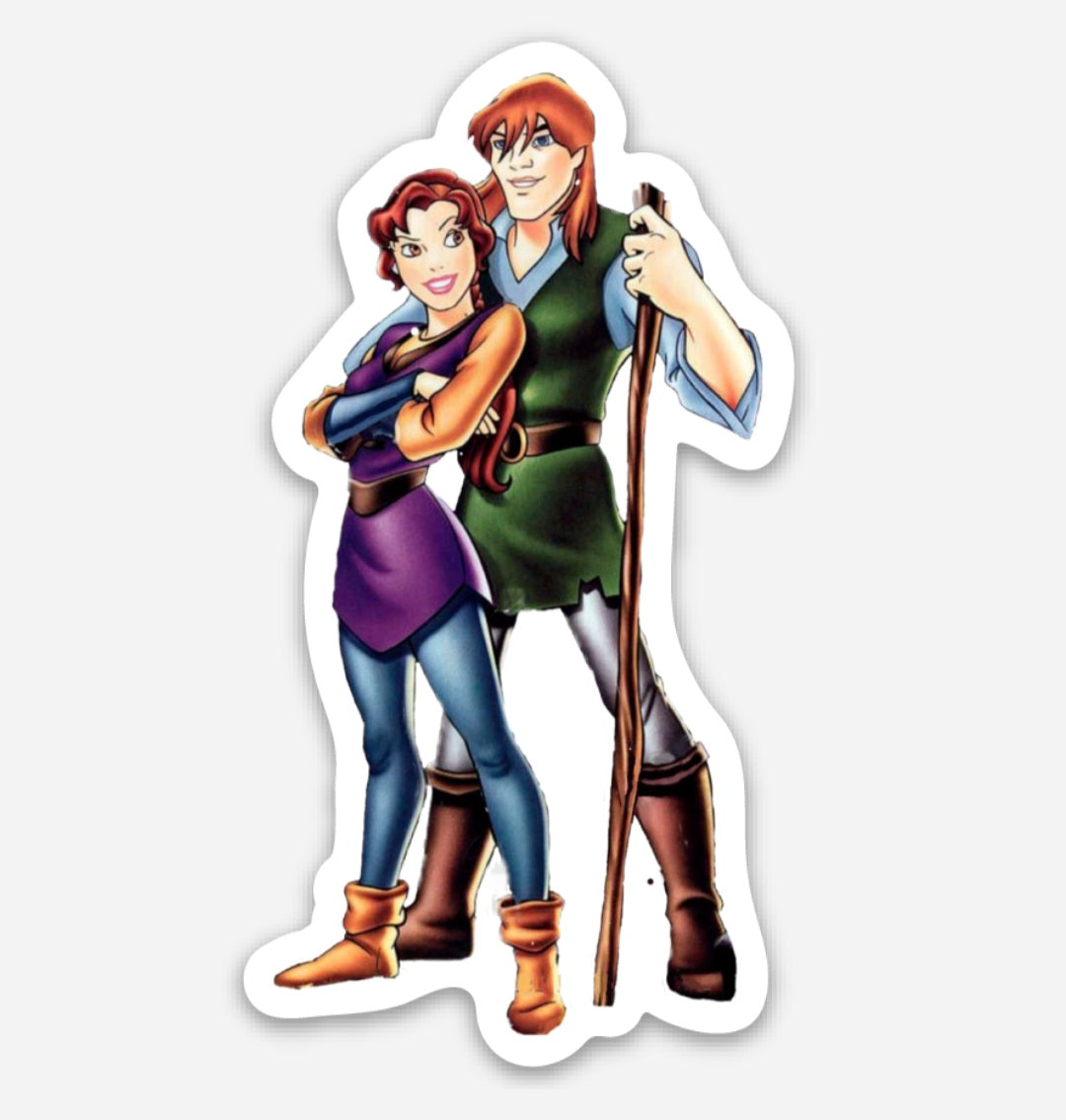 Couple Vinyl sticker